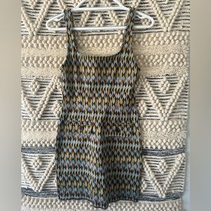 Zara retro print mini dress size small